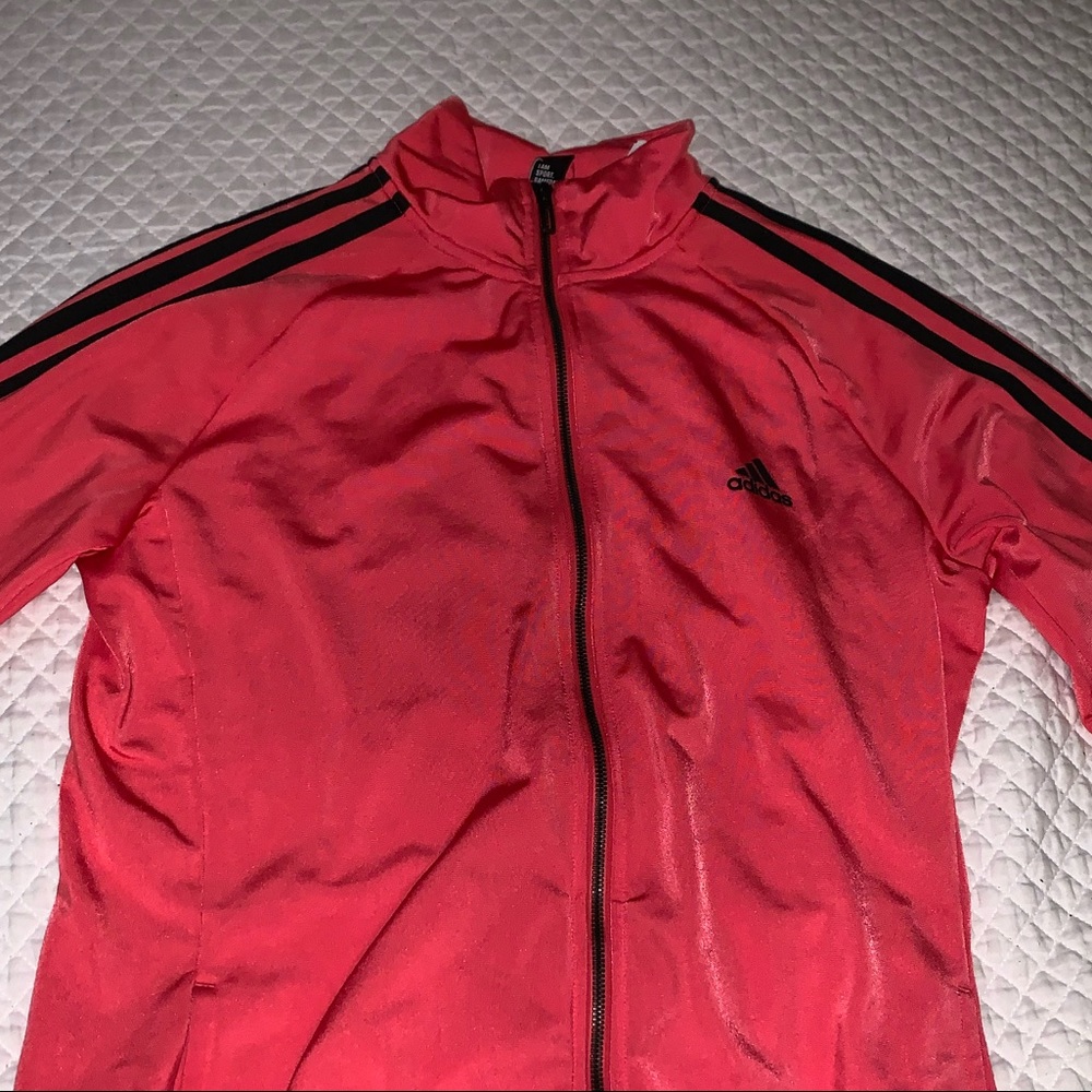 Pink adidas jacket